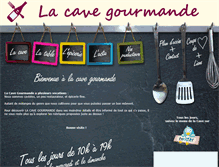 Tablet Screenshot of lacave-gourmande.fr